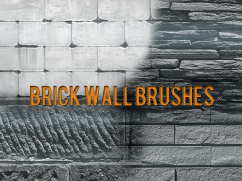 Brick Wall Brushes for Photoshop