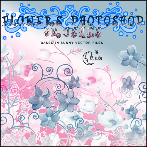 ����� ��� Photoshop - Deco Flowers Brushes by Brenda