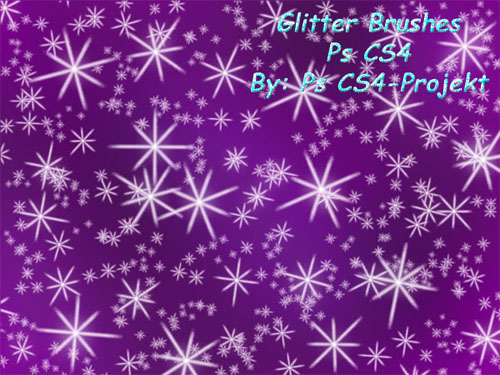 Brushes for Photoshop - Glitter Ps CS4