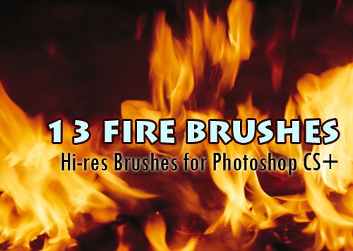13 Fire Brushes Hi-Res