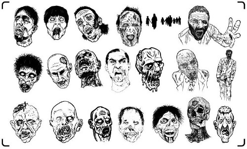 Zombie Brush Pack