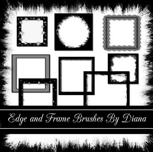 Decor Frame Brushes 5  By Diana Creations  ����� - ����� 5