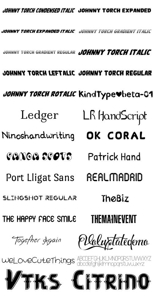 89 Fonts Pack