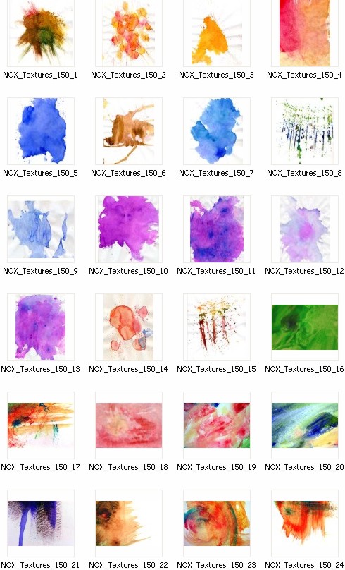 36 Watercolor Textures - �������� ��������