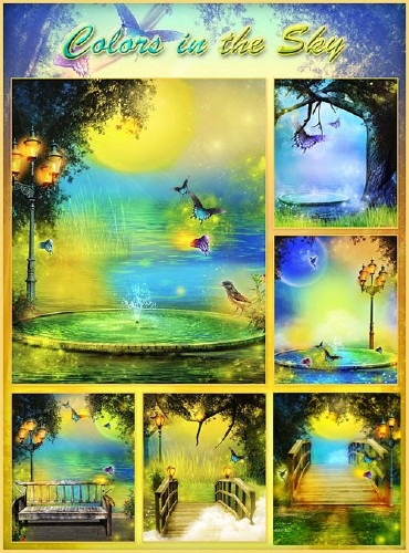 Backgrounds "Colors in the Sky"