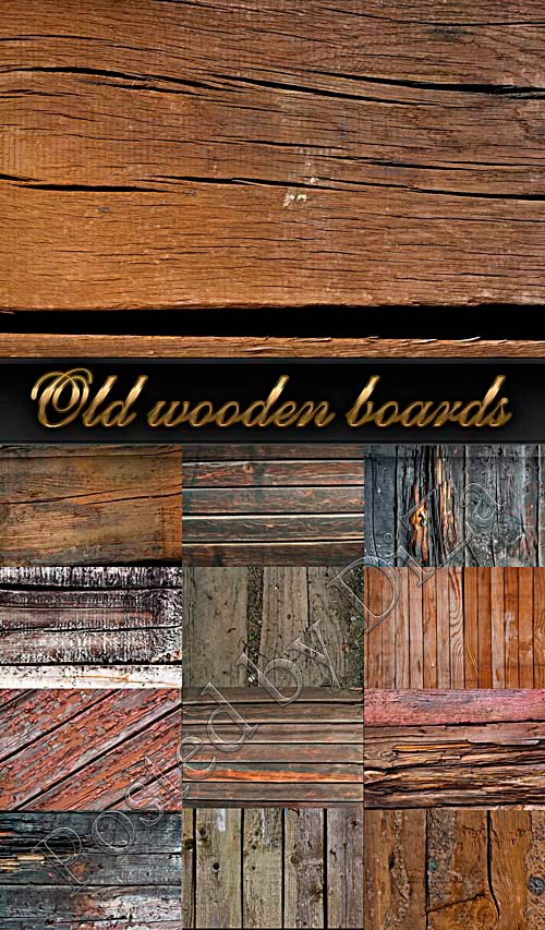 Old wooden boards - ������ ���������� �����