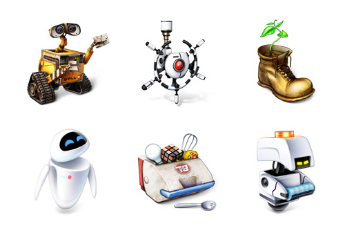 Wall-E Icons