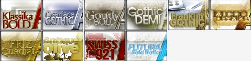 Digital Juice Fonts: Collection Six