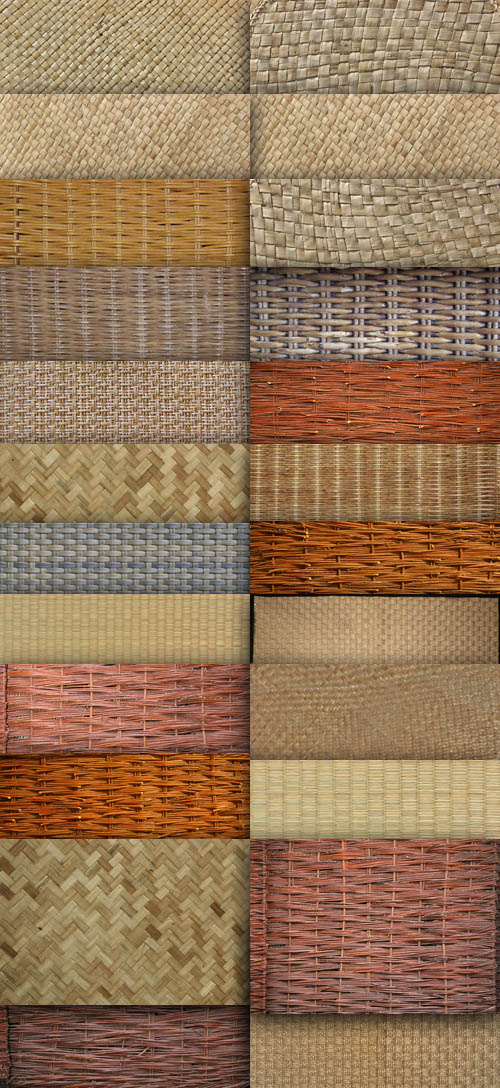A set of rattan textures # 2