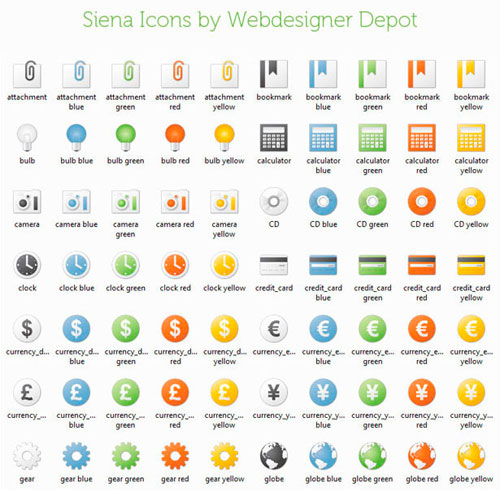 ������ ��� ��� ������� - Siena  Icons