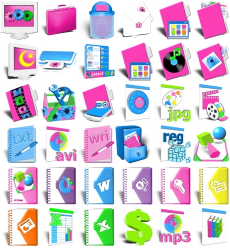 Pynkola Icons