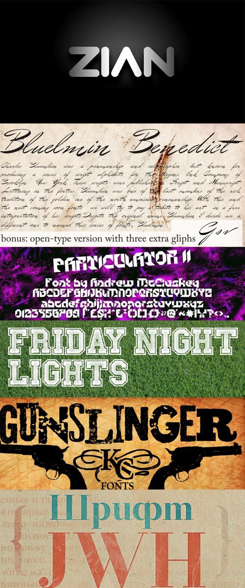 Pack 90 Fonts