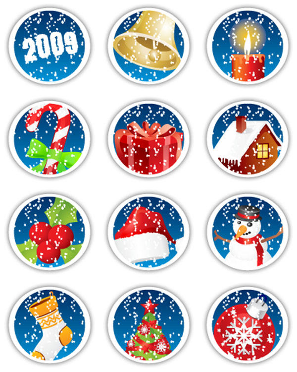 Merry Christmas Icons 2009 - �������������� ������