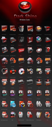 Dark Shine Icons