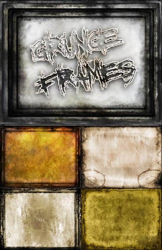 Framework in the style of grunge