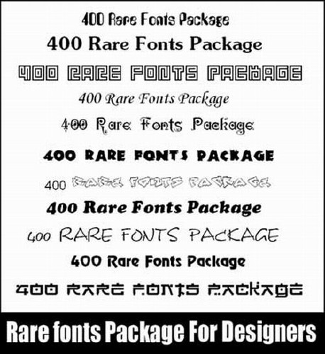 HFT - Rare Fonts Pack HFT - Rare Fonts Pack