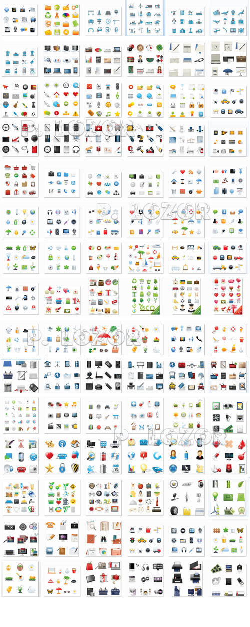 Mega collection icons set 2