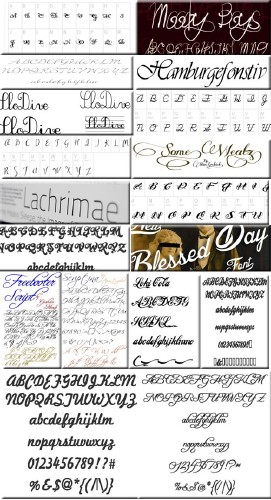 50 Nice Script Fonts 50 Nice Script Fonts