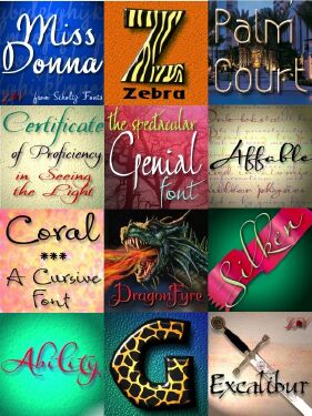 ������� �������� ������������ ������� Scholtz Fonts.