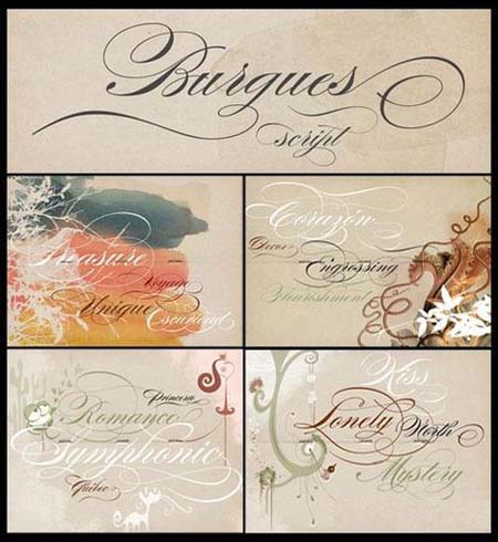 Amazing Burgues Fonts Collection