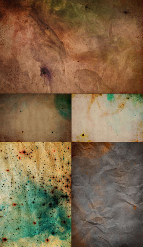 Nebula paper textures