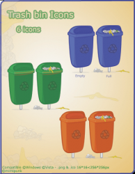 Trashbin. ������ � ������� ICNS, ICO, PNG