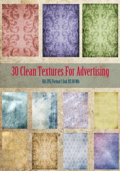 30 Clean Textures for Advertising 30 Clean Textures for Advertising