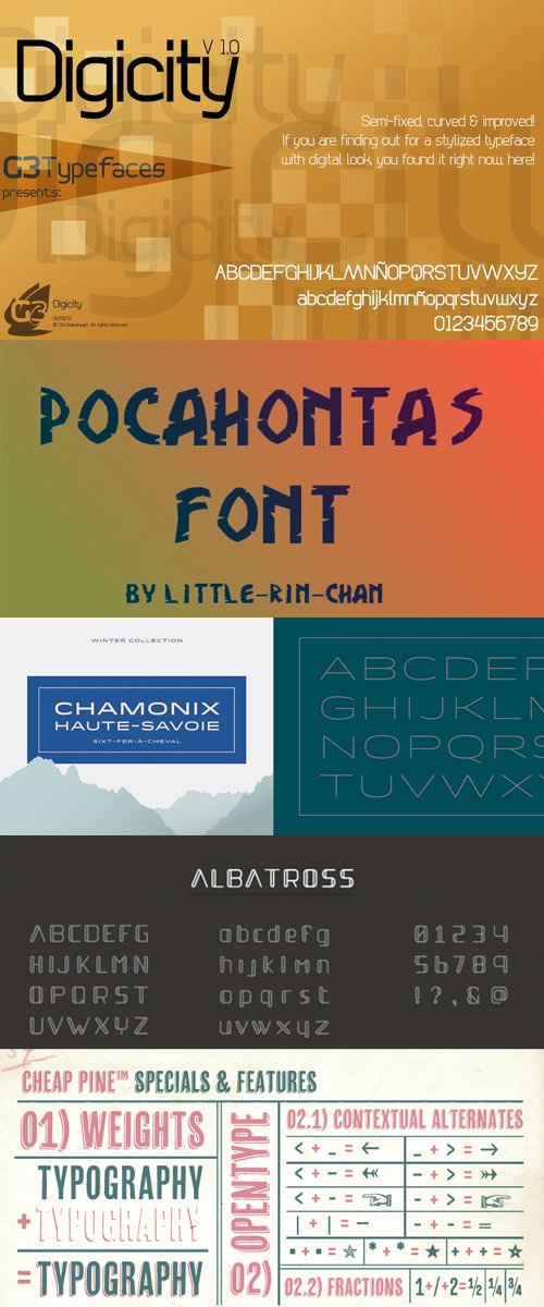 89 Fonts Pack