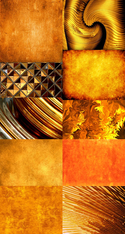A set of gold textures # 1