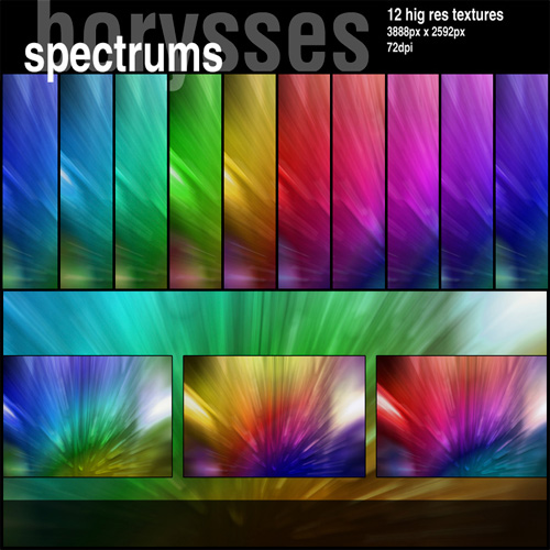 Abstract colour spectrums