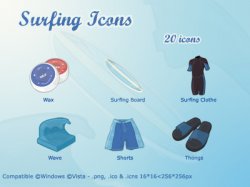 Surfing. ������ � ������� ICNS, ICO, PNG
