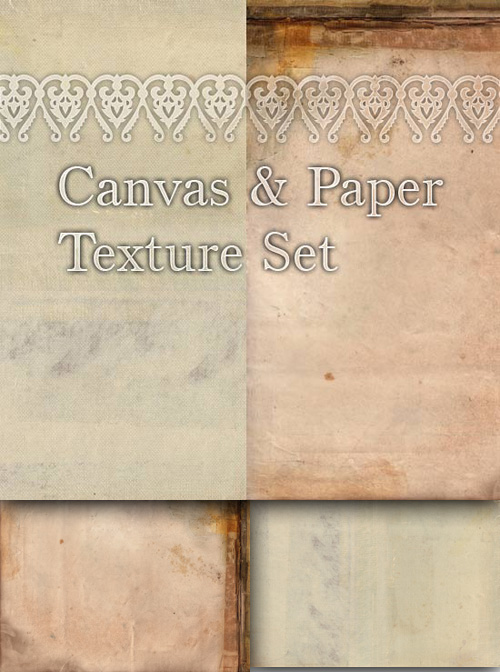 Canvas and Paper texture set