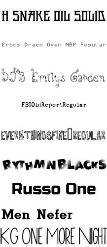 100+ свежих шрифтов 100+ свежих шрифтов