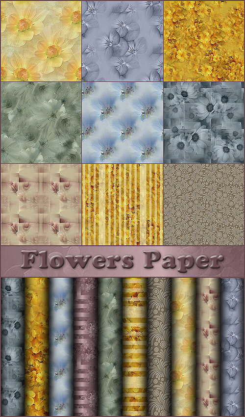 ��������� �������� / Flowers Paper