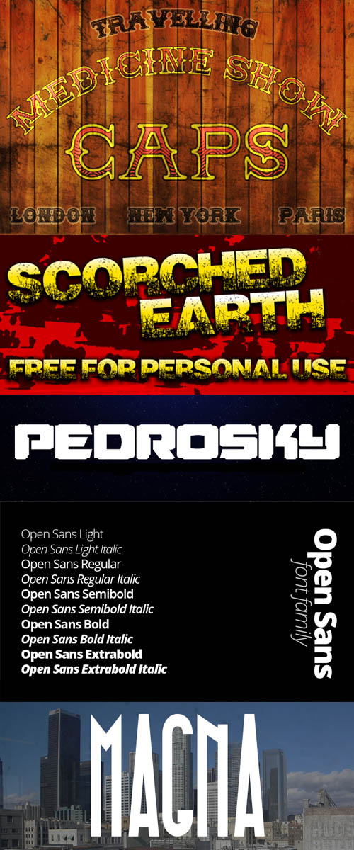 Pack 90 Fonts