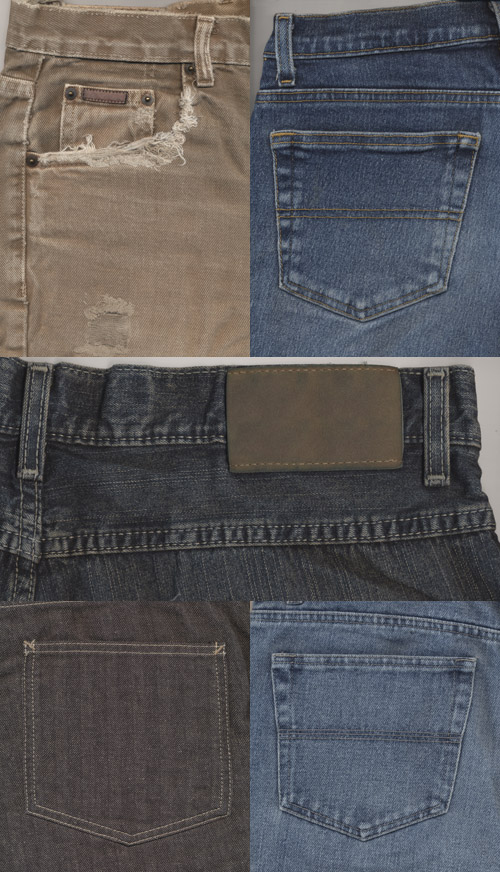 Set denim texture # 6