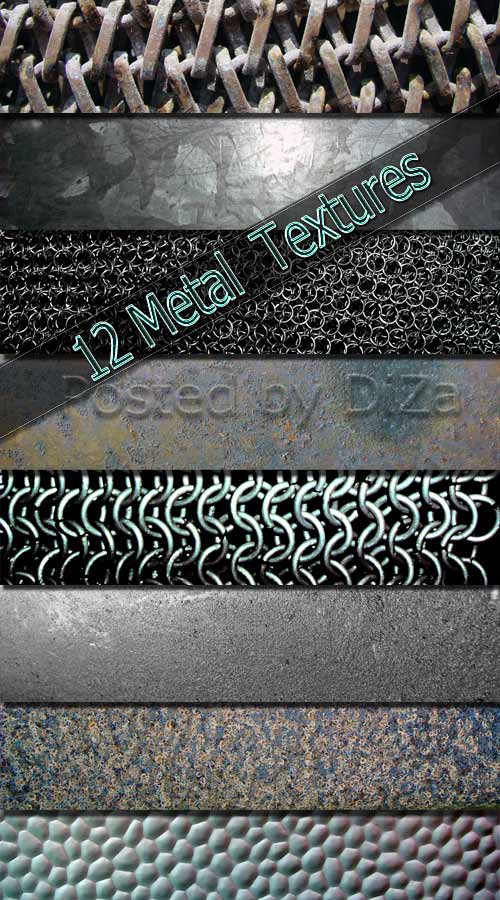 12 metal textures