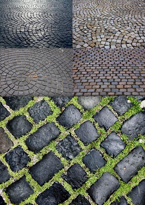 Stone road texture set