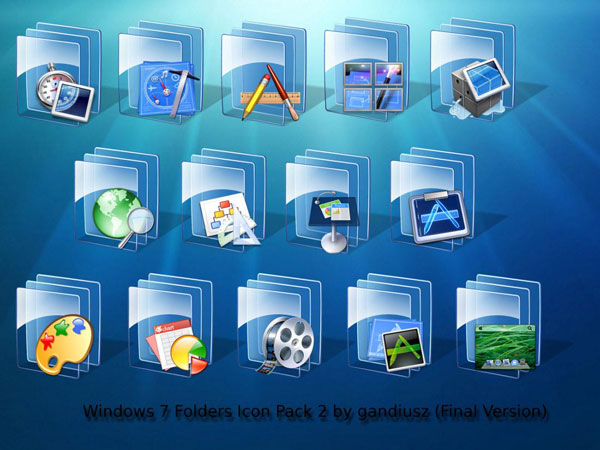 Windows 7 Folder Icon Pack 2 - ������