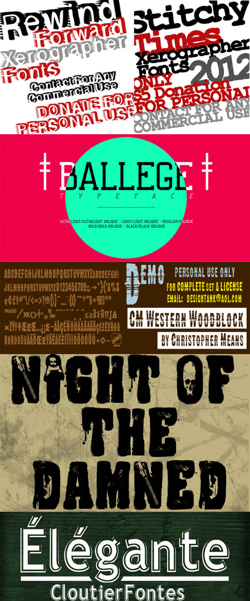 Pack 90 Fonts