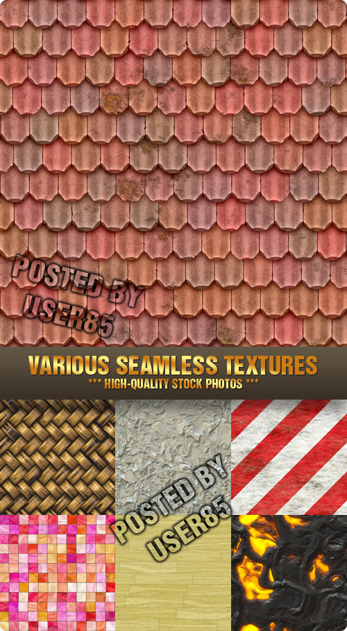 Stock Photo - Various Seamless Textures