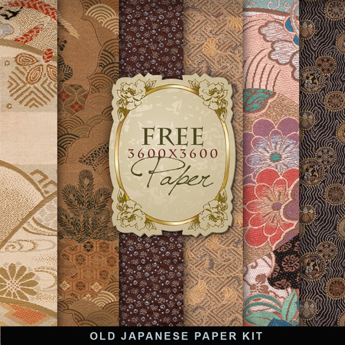 Textures - Old Japanse Backgrounds