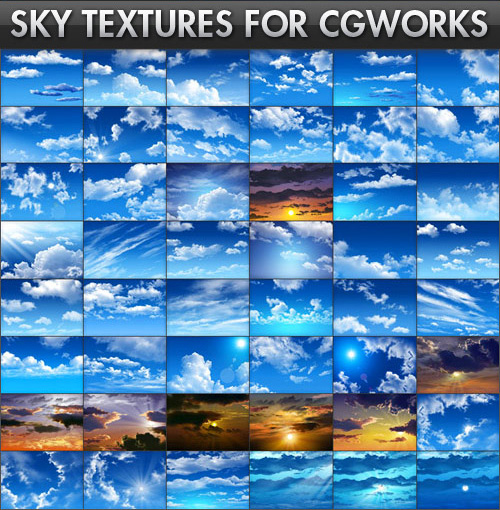 Sky Textures For CG Works 
