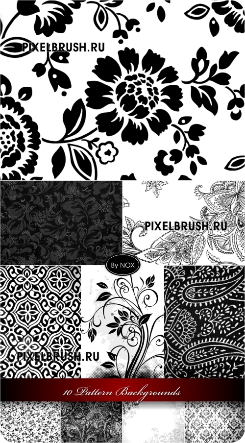 10 Pattern Backgrounds - �����, ���