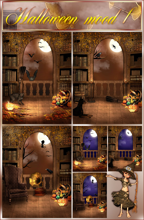 Halloween mood backgrounds1 / ���� �������� ����������1