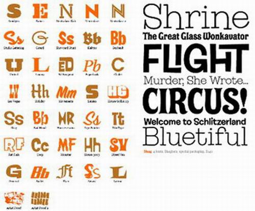 100 House Industries Fonts