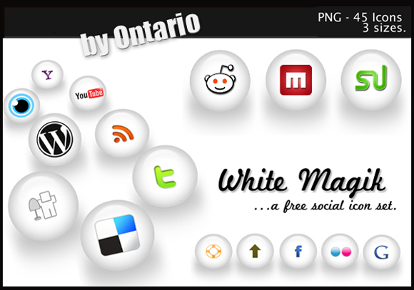 White Magic Social Icons