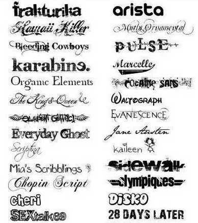 Шрифты Шрифты