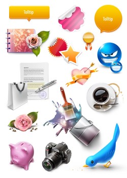 Web Elements (PNG/PSD/12Mb) Web Elements (PNG/PSD/12Mb)