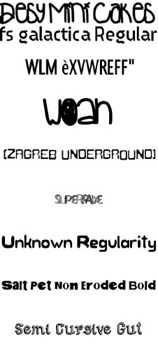 100+ свежих шрифтов 100+ свежих шрифтов